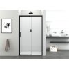 SC100B SC120B Sanotechnik SOHO Elite Black, sprchové dvere, šírka 100 120cm, posuvné, soft close systém