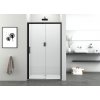 SC100B SC120B Sanotechnik SOHO Elite Black, sprchové dvere, šírka 100 120cm, posuvné, soft close systém