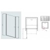 4250 sanotechnik elegance sprchove dvere sirka 90cm otvarave celokridlove n1490