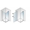 Aquatek Glass A1 80, štvorcový sprchový kút, šírka 80cm, otváravé dvere (Farba skla Sklo frost)