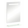 52100 sanotechnik zrkadlo s osvetlenim a polickou 60x80 cm