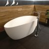 52772 whitestone volne stojaca vana z liateho mramoru 170x77 cm bez prepadu biela leskla