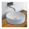 52781 whitestone umyvadlo na dosku miska 40cm bez prepadu biele leskle