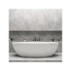 52790 whitestone volne stojaca vana z liateho mramoru 160x80 cm bez prepadu biela leskla