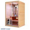 Sanotechnik TwinCombi kombinovaná sauna (infra + fínska sauna) pre 2 osoby, 130x120cm