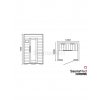 5576 3 infrasauna saunamed classic pre 2 osoby 120x100cm ismc2