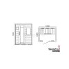 5579 2 infrasauna saunamed classic pre 3 osoby 150x120cm ismc3
