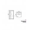 5594 1 infrasauna saunamed luxury pre 1 osobu 90x90cm ismlx1