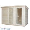 Sanotechnik Vaasa fínska vonkajšia sauna pre 4-5 osôb, 310x230cm