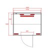 Sanotechnik Billund 2 NEW infrasauna pre 2 osoby, 125x100cm