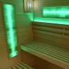 Sanotechnik Luxor 1 fínska sauna so soľnými kameňmi pre 2 osoby, 120x120cm