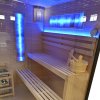 Sanotechnik Luxor 1 fínska sauna so soľnými kameňmi pre 2 osoby, 120x120cm