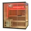 Sanotechnik Luxor 2 fínska sauna so soľnými kameňmi pre 3 osoby, 150x140cm