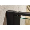 Aquatek Yes Black B8 80, sprchové dvere, šírka 80cm, zalamovacie