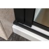 Aquatek Yes Black B8 80, sprchové dvere, šírka 80cm, zalamovacie