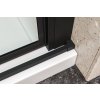 Aquatek Yes Black B8 80, sprchové dvere, šírka 80cm, zalamovacie