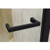 Aquatek Yes Black B8 80, sprchové dvere, šírka 80cm, zalamovacie