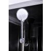 Sanotechnik QuickLine Punto, sprchový box čtvrtkruh 90x90x215cm, černý, CL07