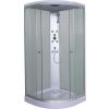 Sanotechnik QuickLine Punto, sprchový box štvrťkruh 90x90x215cm, biely, CL01