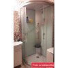 Sanotechnik QuickLine Rumba, sprchový box štvrťkruh 90x90x215cm, CL88
