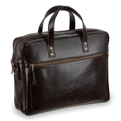 pol pl SKORZANA TORBA NA LAPTOPA SOLIER SL05 NEWBRIDGE CIEMNY BRAZOWY 57454 3