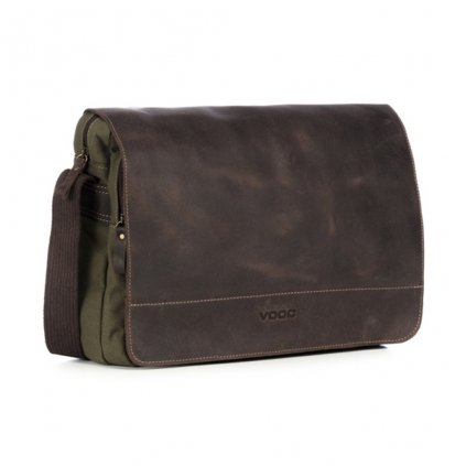 Taška na notebook VOOC URBAN EC2 unisex barva hnědá/zelená