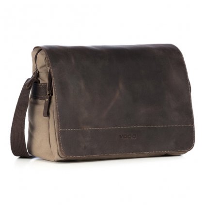 VOOC URBAN EC2 Taška na rameno Messenger Unisex béžová
