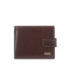 Pánská peněženka z přírodní hovězí kůže Ochnik hnědá PL-191-89
