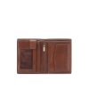 Pánská peněženka z přírodní hovězí kůže Ochnik hnědá PL-145-87