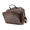 Kožená taška na notebook VOOC EP8 unisex barva hnědá