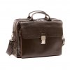Kožená taška na notebook VOOC EP8 unisex barva hnědá
