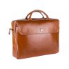 Dámská kožená taška na notebook Felice Sorento FL16 barva hnědá.