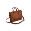 Dámská kožená taška na notebook Felice Dulce FL10 barva hnědá