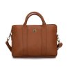 Dámská kožená taška na notebook Felice Dulce FL10 barva hnědá
