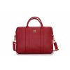 Dámská kožená taška na notebook Felice Dulce FL10 barva červená