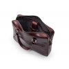 Pánská kožená taška na notebook Solier SL23 barva bordó
