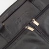 Pánská kožená taška na notebook Solier SL01 DUNDEE barva černá
