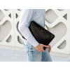 Kožené pouzdro na notebook 13 " unisex Solier SA23 barva černá