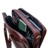 Pánská kožená taška na notebook Solier SL02 ABERDEEN barva bordó