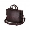Pánská kožená taška na notebook Solier Rothen SL30 barva hnědá
