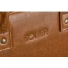 Pánská kožená taška na notebook Solier SL21 BELFAST barva světle hnědá