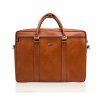 Pánská kožená taška na notebook Solier SL03 KILBRIDGE barva hnědá