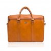 Pánská kožená taška na notebook Solier SL03 KILBRIDGE barva světle hnědá