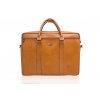 Pánská kožená taška na notebook Solier SL03 KILBRIDGE barva světle hnědá