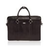 Pánská kožená taška na notebook Solier SL03 KILBRIDGE barva tmavě hnědá.