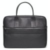 Pánská kožená taška na notebook SEMPERTUS barva černá BIZ-02/LRN/001