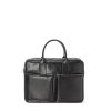 Pánská kožená taška na notebook SEMPERTUS barva černá BIZ-06/BY