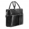 Pánská kožená taška na notebook SEMPERTUS barva černá BIZ-06/BY