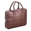 Pánská kožená taška na notebook SEMPERTUS barva hnědá BIZ-02/LR/01