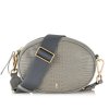 Dámská kabelka crossbody z přírodní kůže Ochnik šedá TORES-0876-91(Z22)